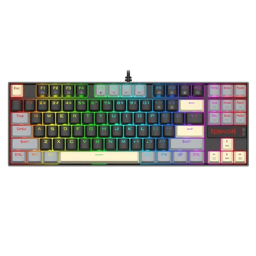 Redragon Kumara K552 RGB, o tastatură mecanică de gaming ieftină și robustă.